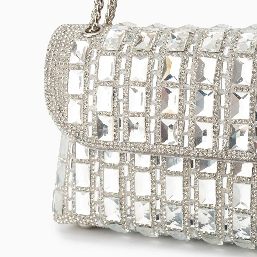 Vioraia Ayesha Gemstones Clutch Bag