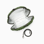 Vioraia Ophelia Crystals Clutch Bag - Green