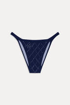 Tide Cheeky Bikini Bottom - Diamond Stitch