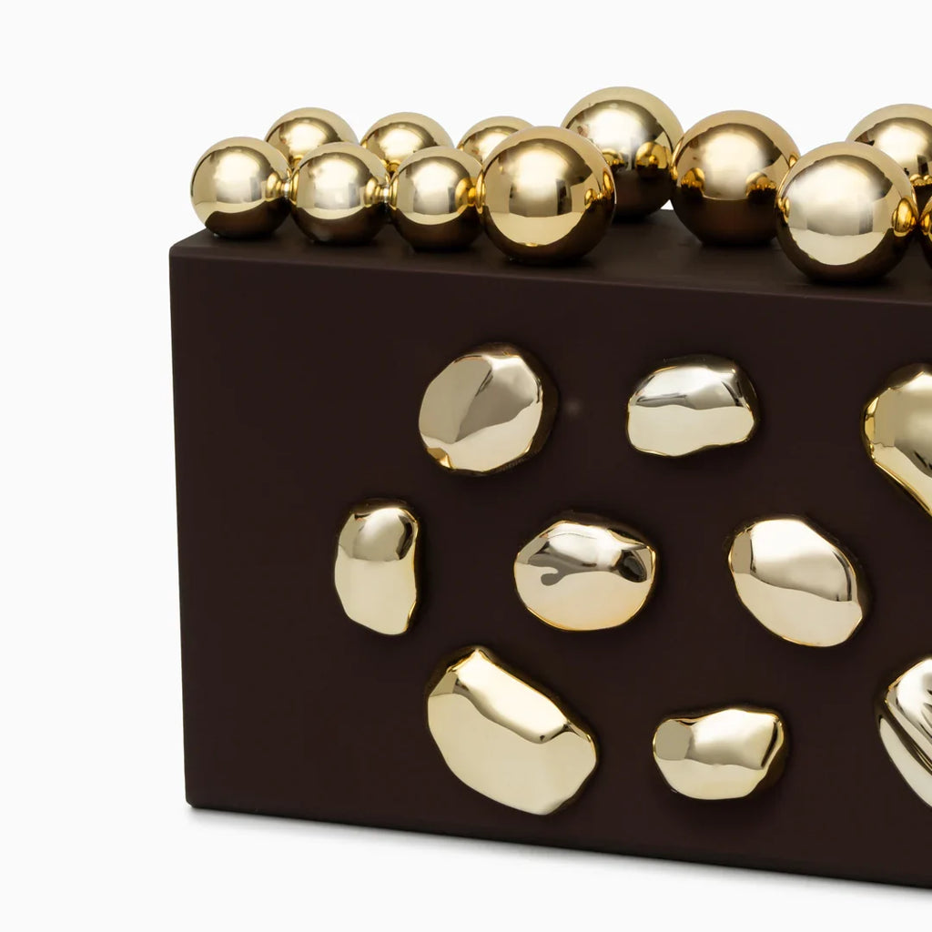 Vioraia Verdant Orbit Clutch Bag