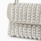 Vioraia Chantal Diamond Clutch Bag
