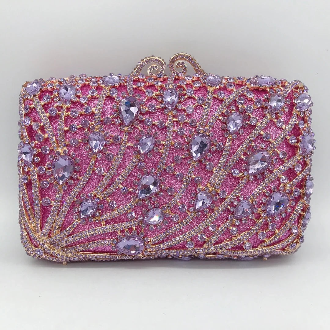 Vioraia (CS) Siena Rhinestones Clutch Bag