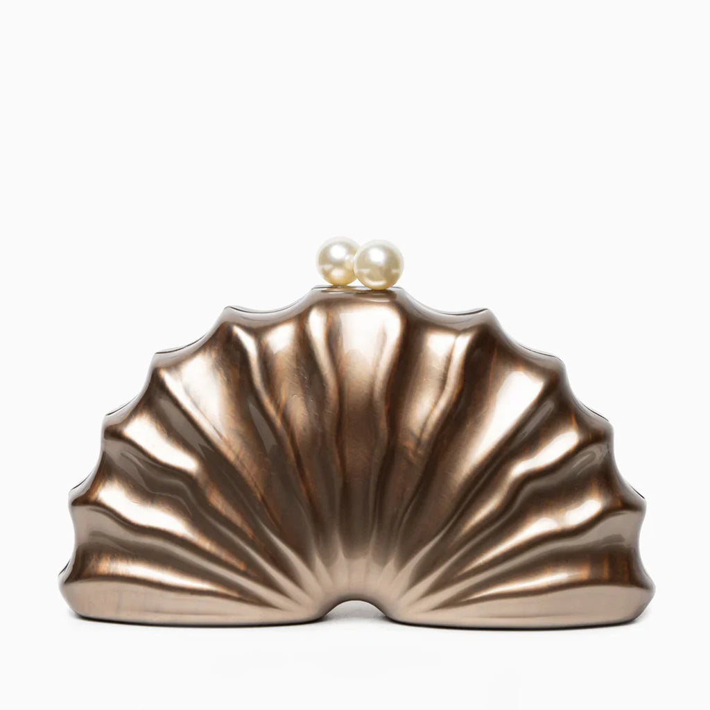 Vioraia Chloe Shell Clutch Bag