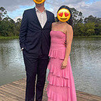 Sunset Reverie Strapless Maxi Dress Pink