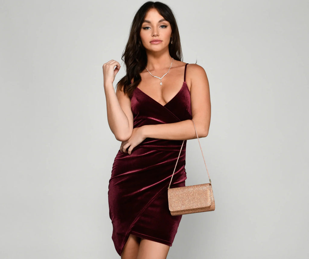 Keep It Lurex Box Clutch
