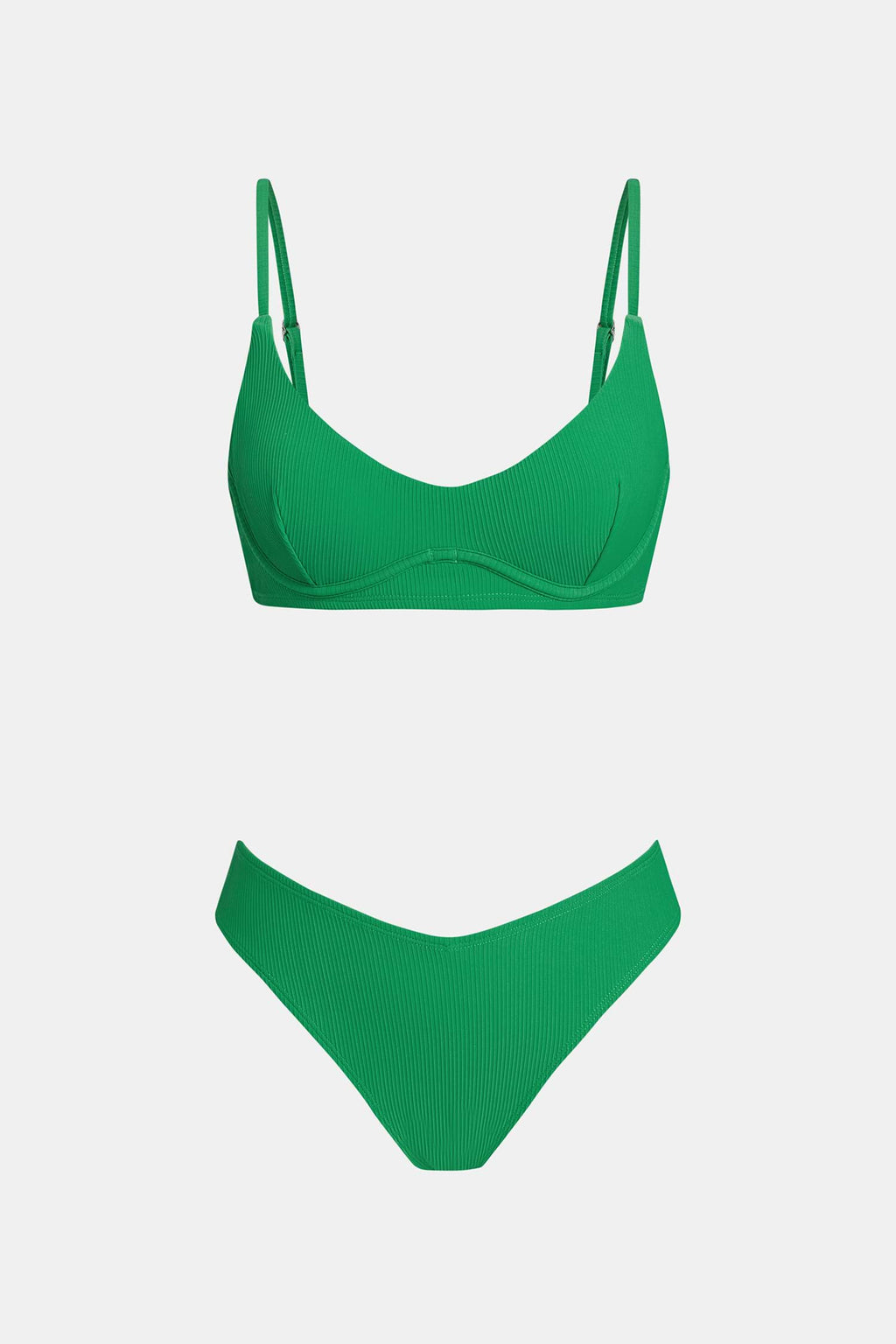 Coral Cay Green Bikini Set