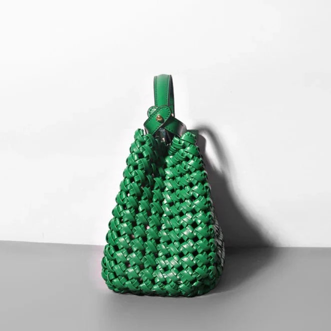 Vioraia Madelynn Braided Tote Bag