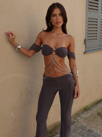 ZARII PANTS GUNMETAL