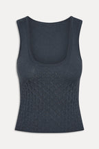x JENNIE Kyra Knit Tank Top - Night in Seoul