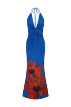 PRIMROSE MAXI DRESS - BLUE HIBISCUS