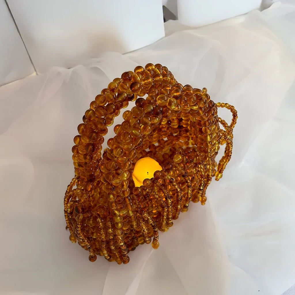 Vioraia Selma Beaded Handbag