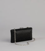 Spotlight Moment Satin Clutch