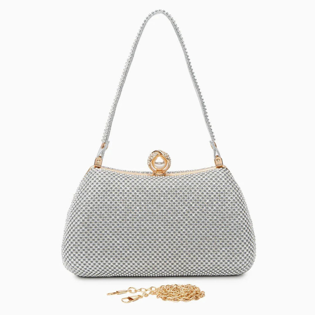 Vioraia (CS) Vintage Rhinestones Glitter Handbag