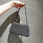 Vioraia Vintage Rhinestones Glitter Handbag