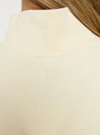 Anyya Funnel Neck Crew Jumper Cream