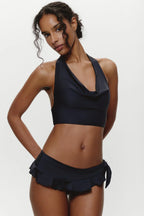 Gianna Halter Bikini Top - Black