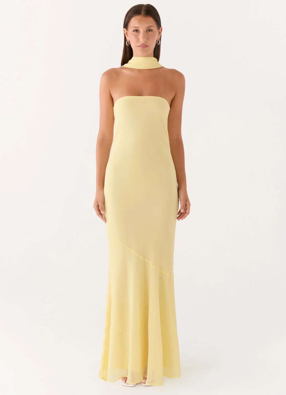 Under The Pagoda Maxi Dress - Yellow