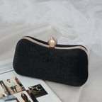 Vioraia Megan Velvet Clutch Bag
