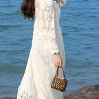 Vioraia Campbell Woven Handbag