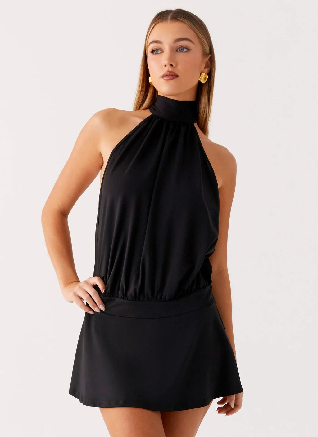 Valor Mini Dress - Black