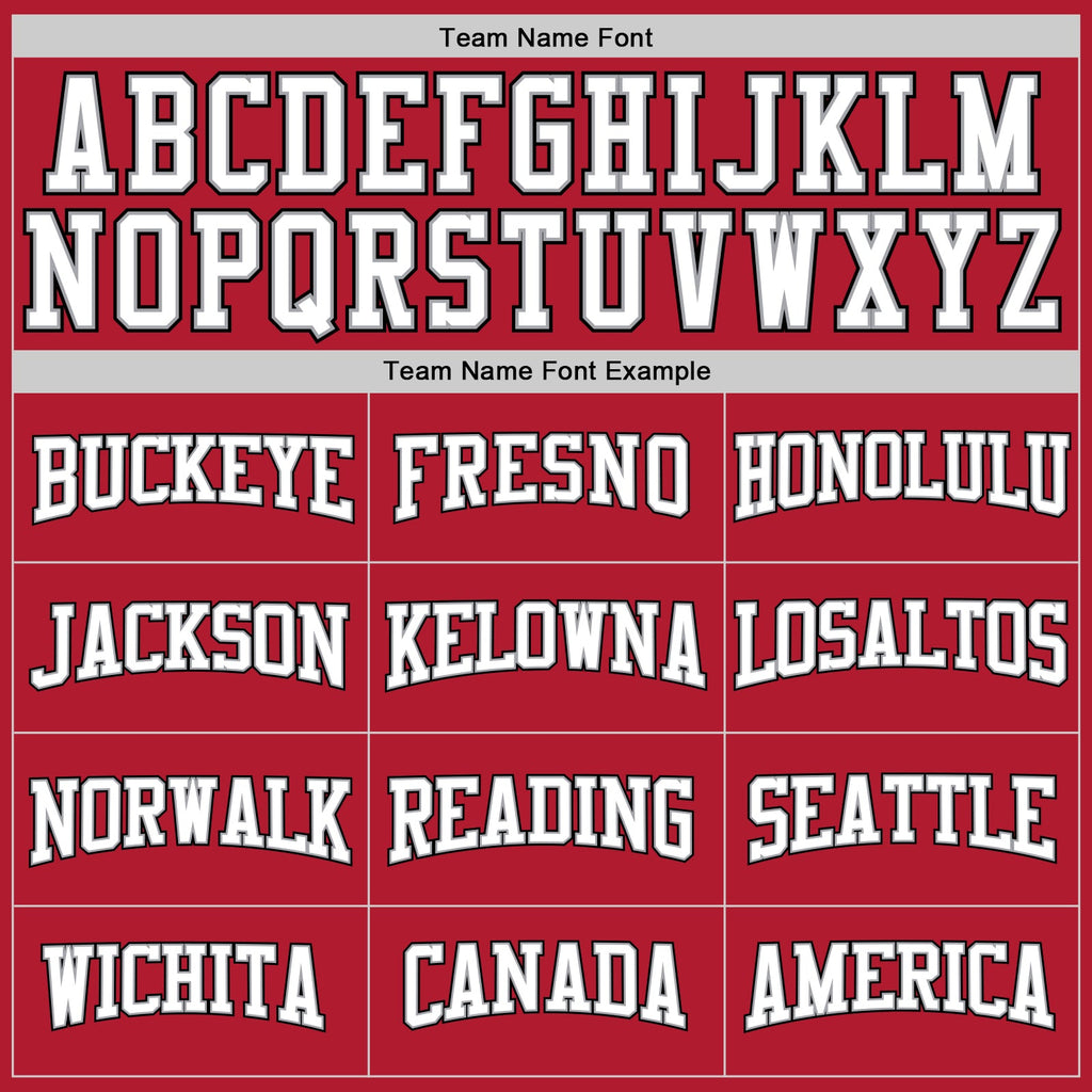 Custom Stitched Red White-Gray Sports Pullover Sweatshirt Hoodie