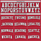 Custom Stitched Red White-Gray Sports Pullover Sweatshirt Hoodie